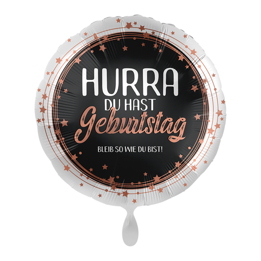 1 ballon - Hoera, jarig!