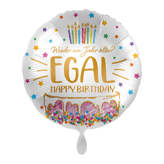 1 Ballon - Geburtstagstorte - DEU