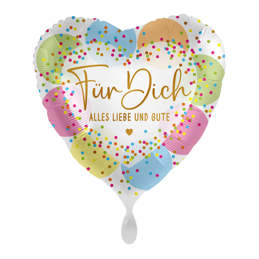 1 ballon - Fête confettis - GER