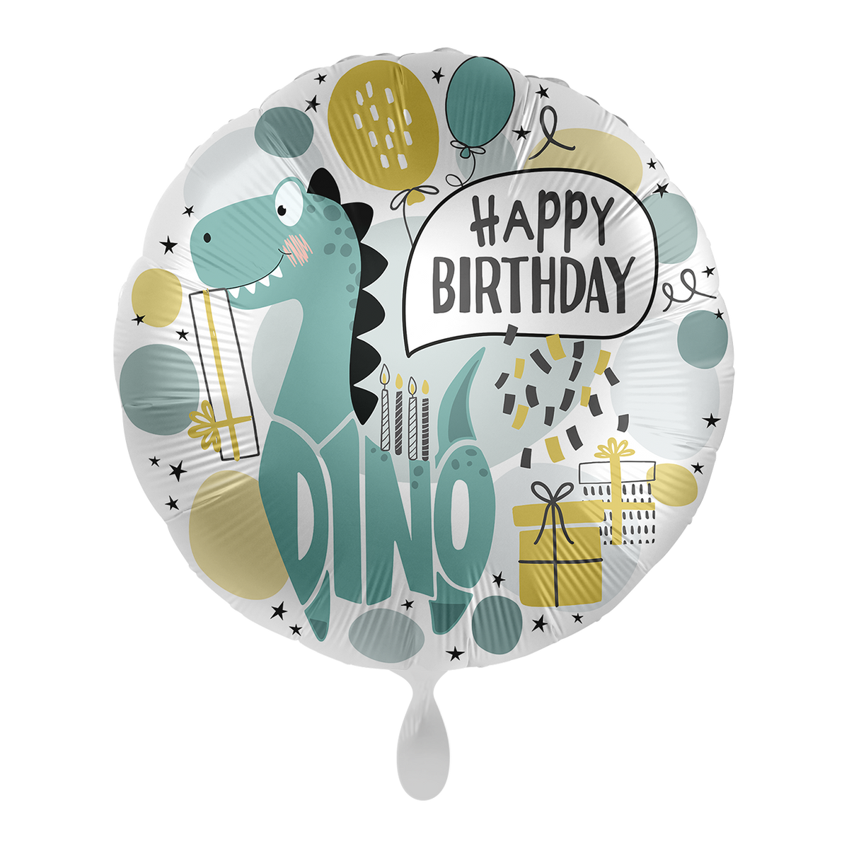 1 Ballon - Coole Dino Party - NL