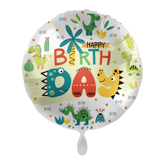 1 Ballon - Dinoland Anniversaire - FRA