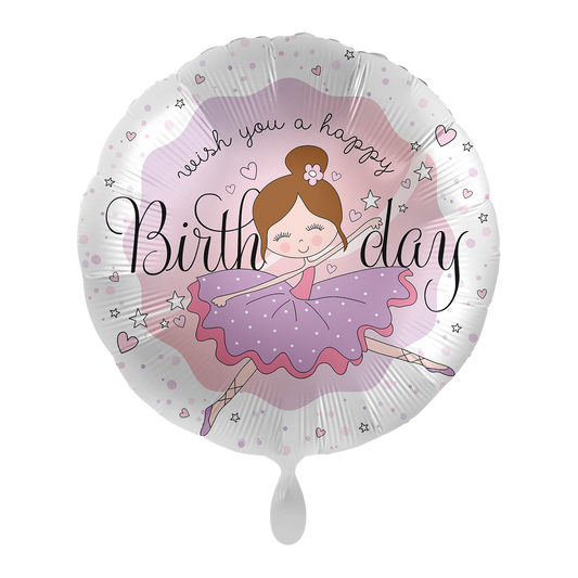 1 Ballon - Anniversaire Ballerine - FR