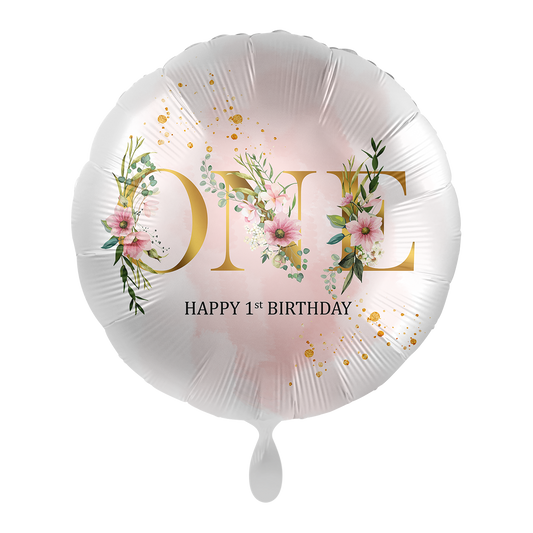 1 Ballon - ONE Floral - NL