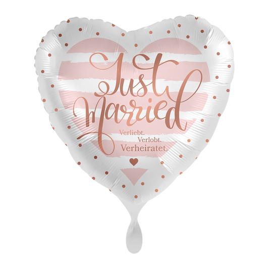 1 Ballon - Just Married Rosé - NED