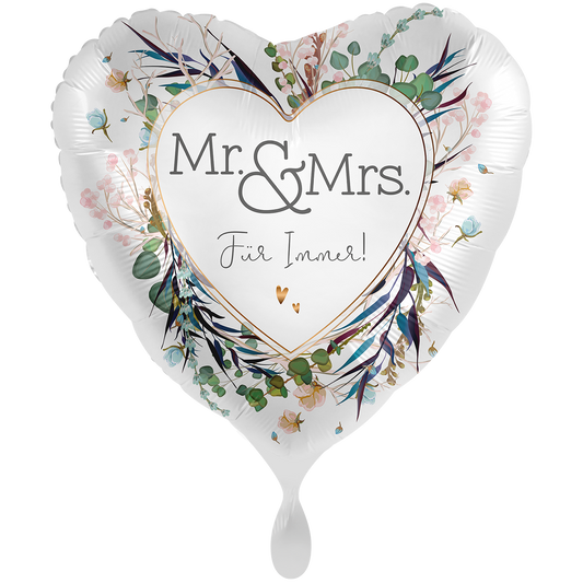 1 Ballon XXL - Mr. & Mrs. - ALL
