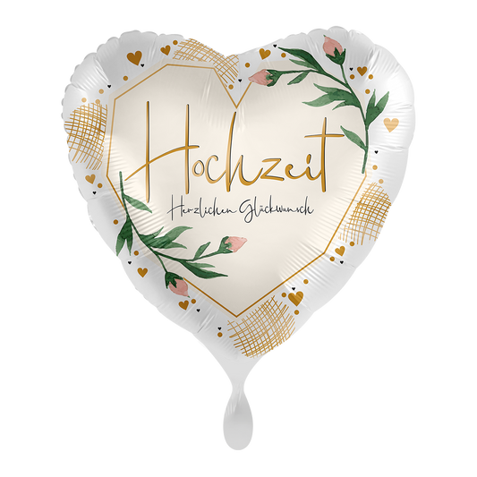 1 ballon - bruiloft
