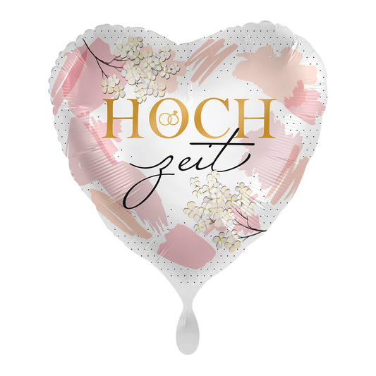 1 Ballon - Huwelijk Shine Rose