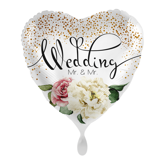 1 Ballon - Fleur de Mariage Mr. - ENG