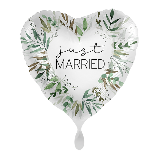 1 ballon – Mariage verdure naturelle – ENG