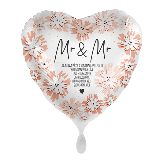 1 Ballon - Blooming Wedding Day Mr. - FRA
