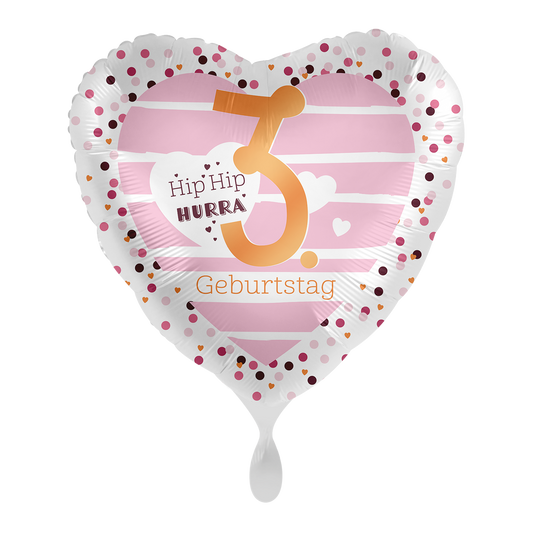 1 Ballon - 3. Anniversaire Cœurs - FRA