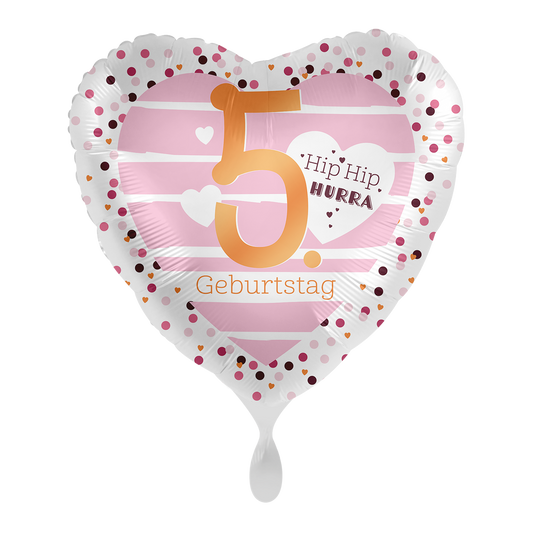 1 Ballon - 5. Anniversaire Cœurs - FRA