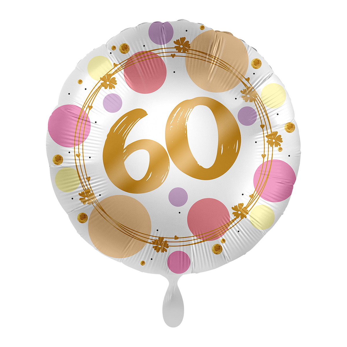 1 Ballon - Pois brillants 60 - UNI