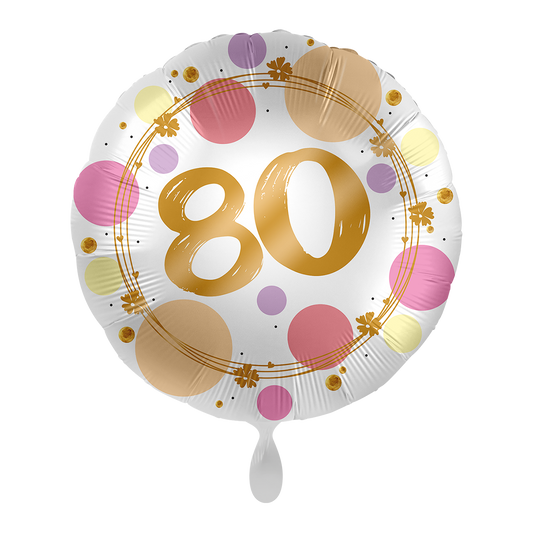 1 Ballon – Glanzende punten 80 – UNI