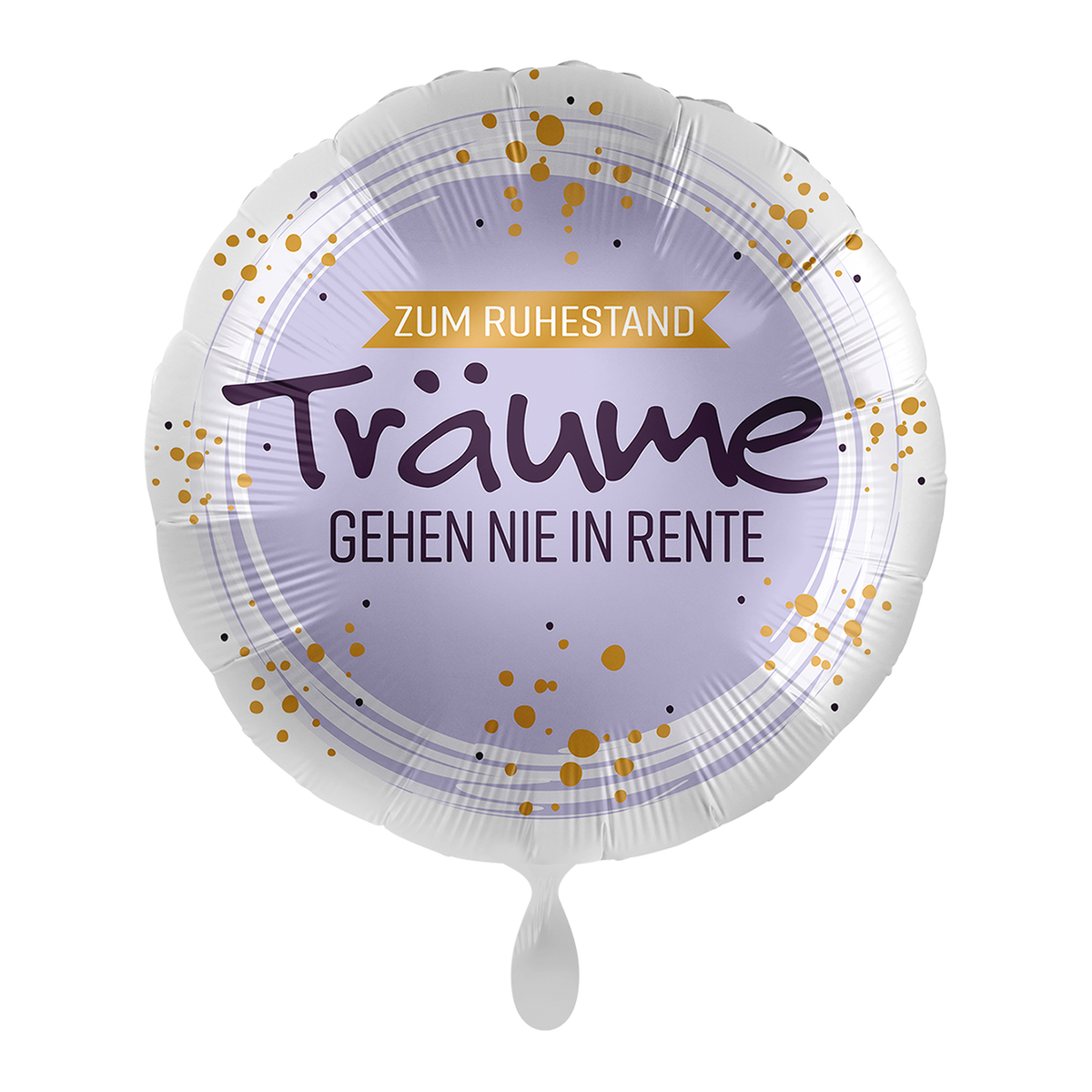 1 ballon - Dromen gaan nooit met pensioen