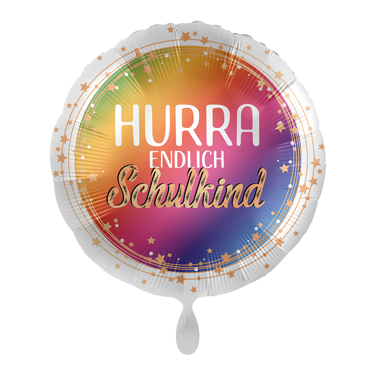 1 ballon - Hoera eindelijk schoolkind