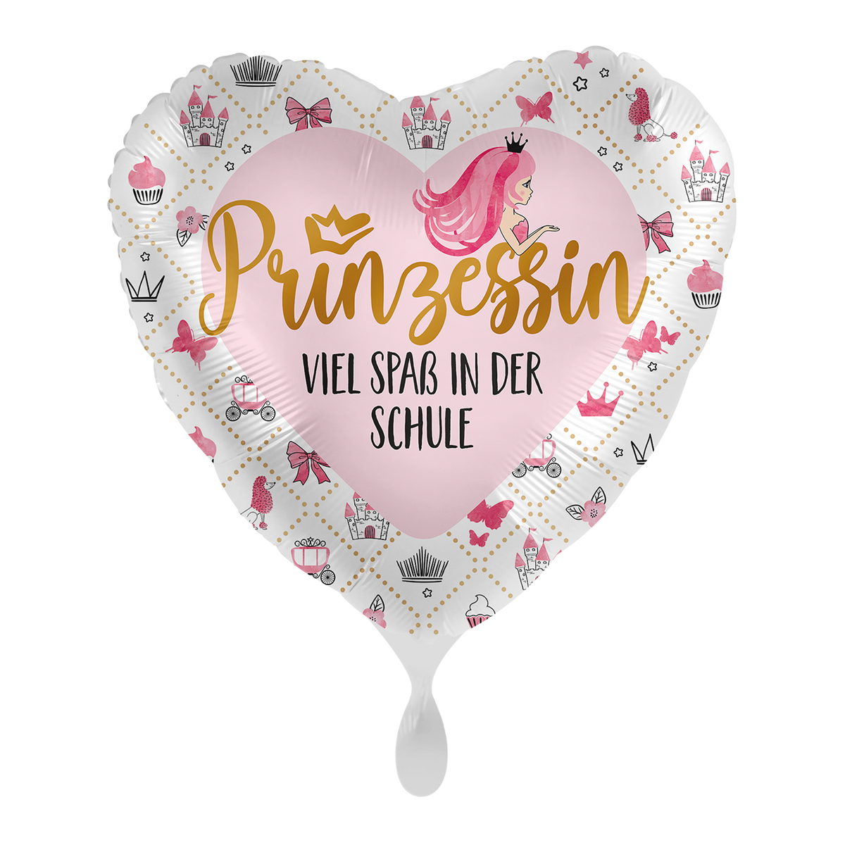 1 ballon - Schoolprinses