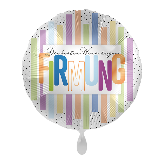 1 Ballon - Confirmation Rayures