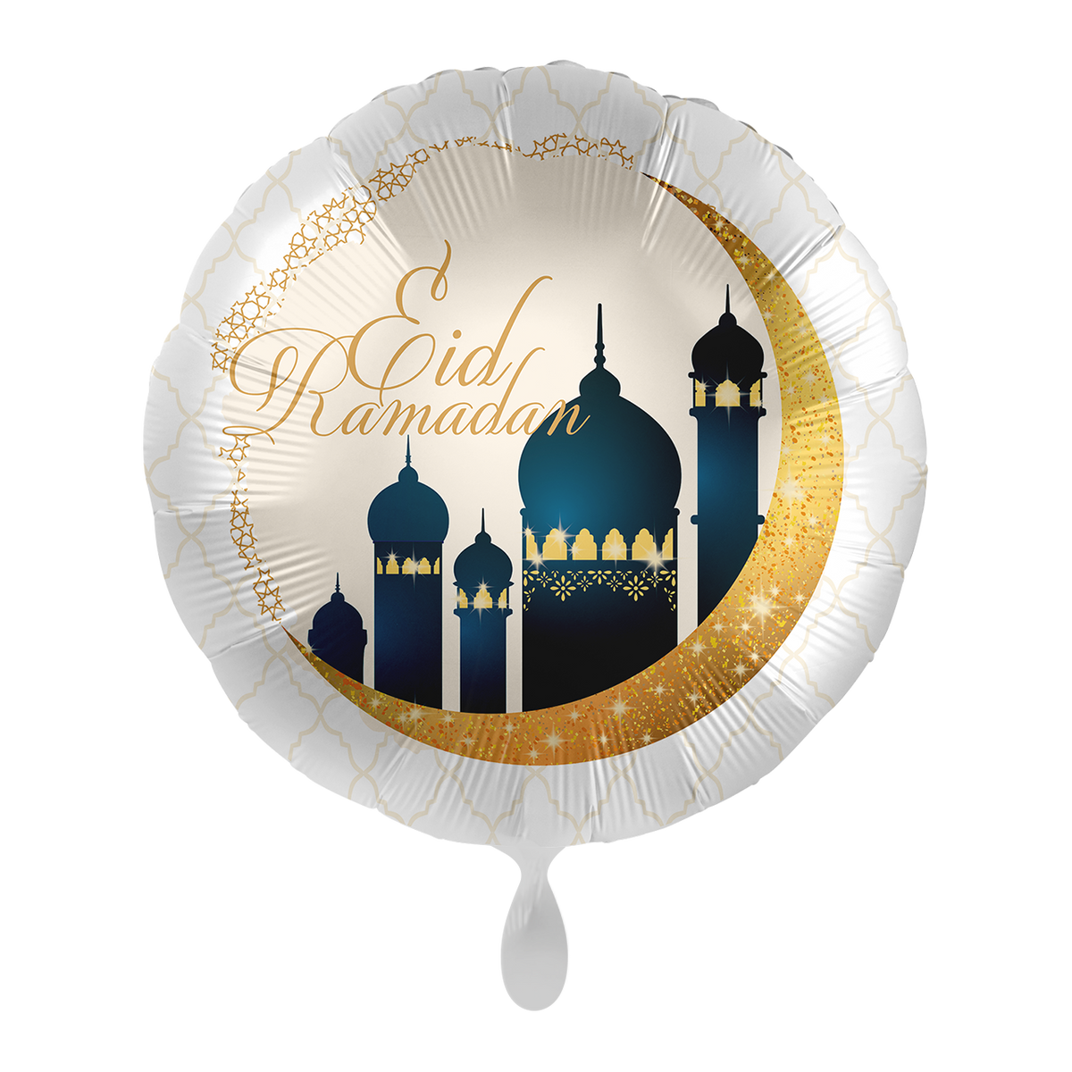 1 Ballon - Aïd Ramadan Lune brillante - FRA