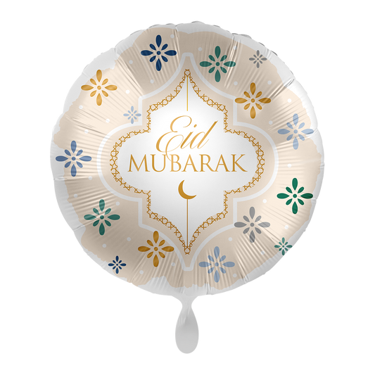 1 Ballon - Eid Mubarak Kleurrijk - NL