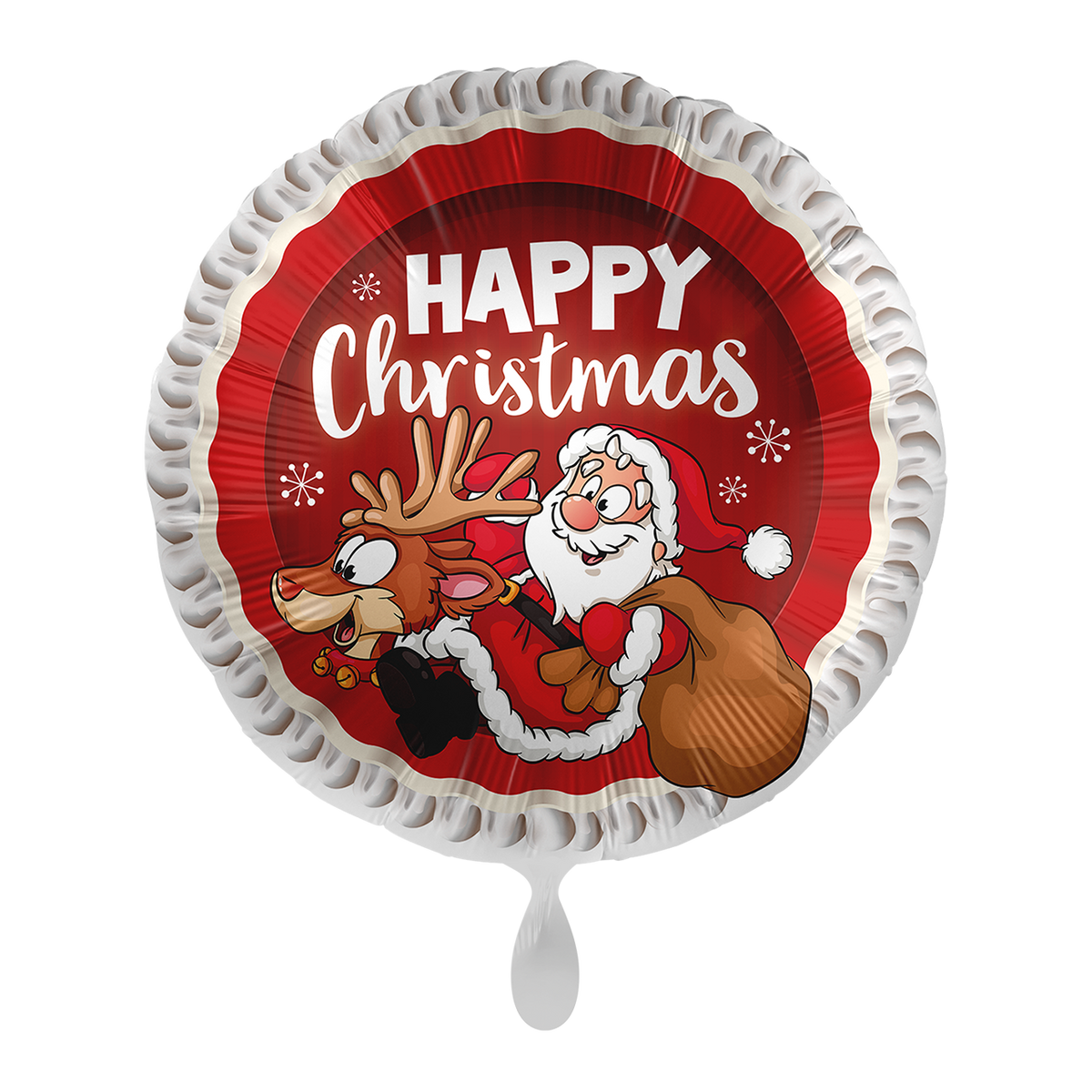 1 Ballon - Joyeux Noël - ANG