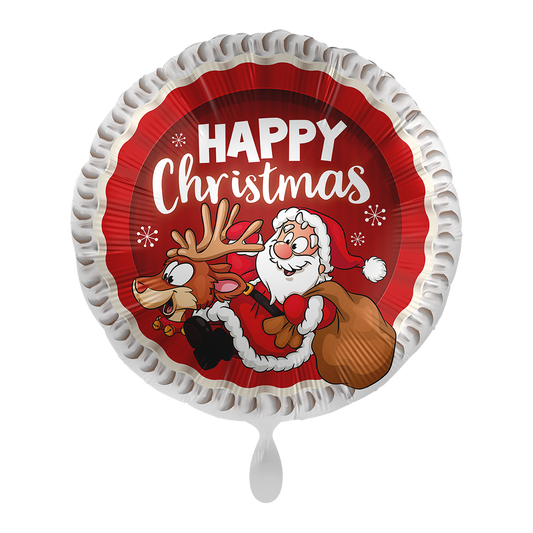 1 Ballon - Joyeux Noël - ANG