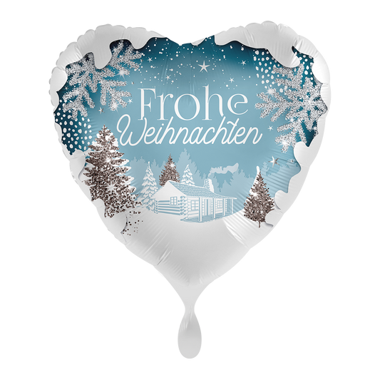 1 Ballon - Noël blanc - FR