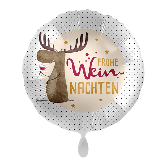 1 Ballon - Renne mignon avec du vin - GER