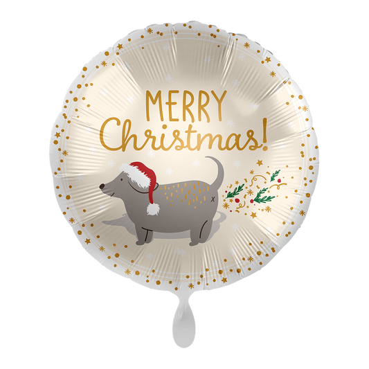 1 Ballon - Chiot Pétillant de Noël - FRA