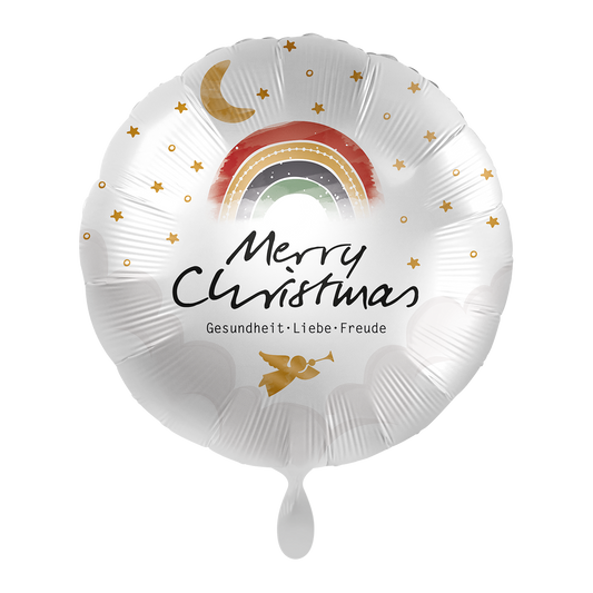 1 Ballon - Voeux de Noël Arc-en-ciel - FRA