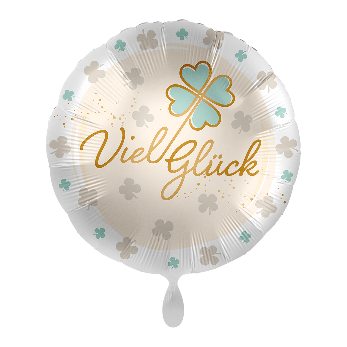 1 Ballon - Veel geluk klavertje - NL