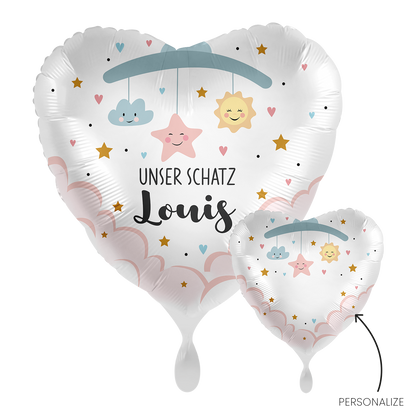 1 Ballon - Personalise IT - Hi Baby - FRA