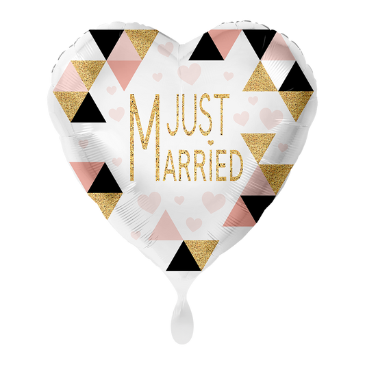 1 ballon – « Just Married » moderne – FR
