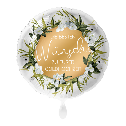 1 ballon - Souhaits pour des noces d'or