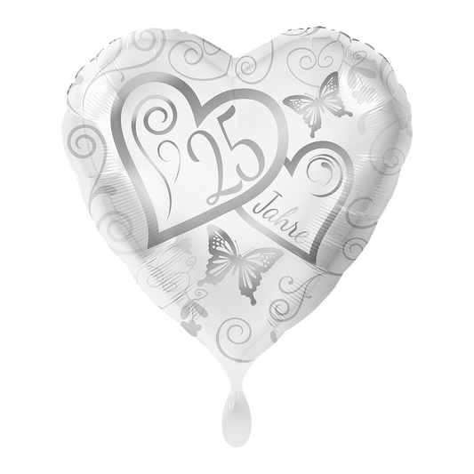 1 ballon - cœurs 25 ans
