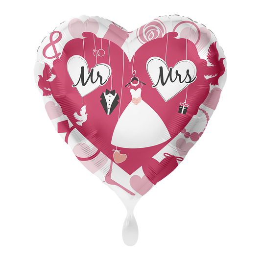 1 Ballon - Mr. & Mrs. - FR
