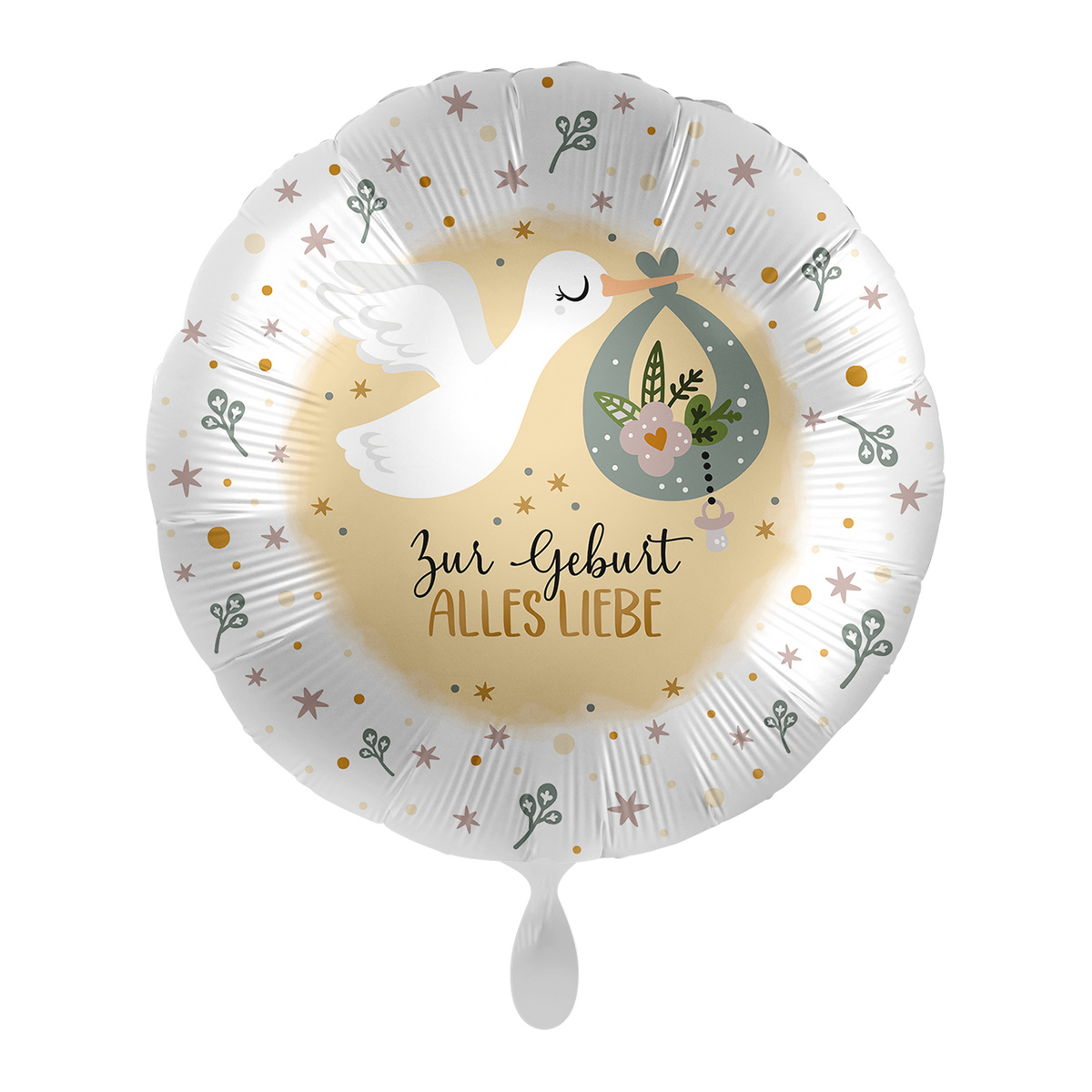 1 Ballon - Cigogne Naissance - FRA