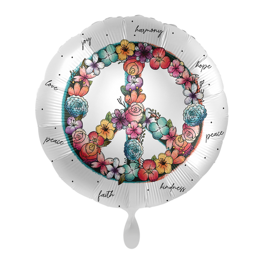 1 Ballon - Fleur de paix - ENG