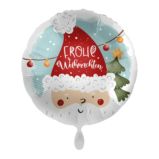 1 ballon - Leuke kerstman - NL