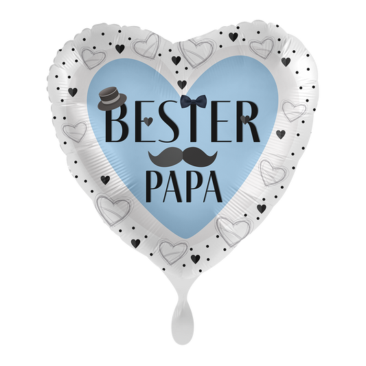1 ballon - meilleur papa cœur