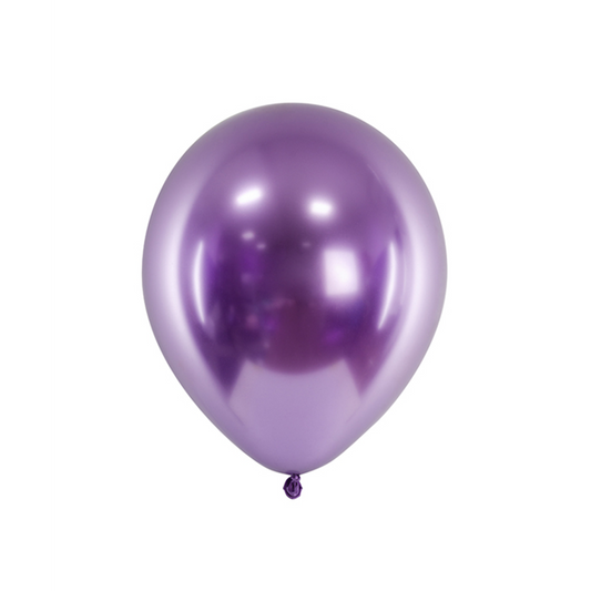 50 ballons - Ø 30cm - Brillants - Violet