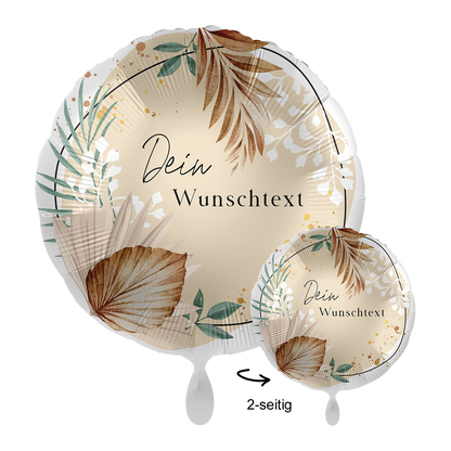 1 Ballon mit Text - Bohemian Birthday