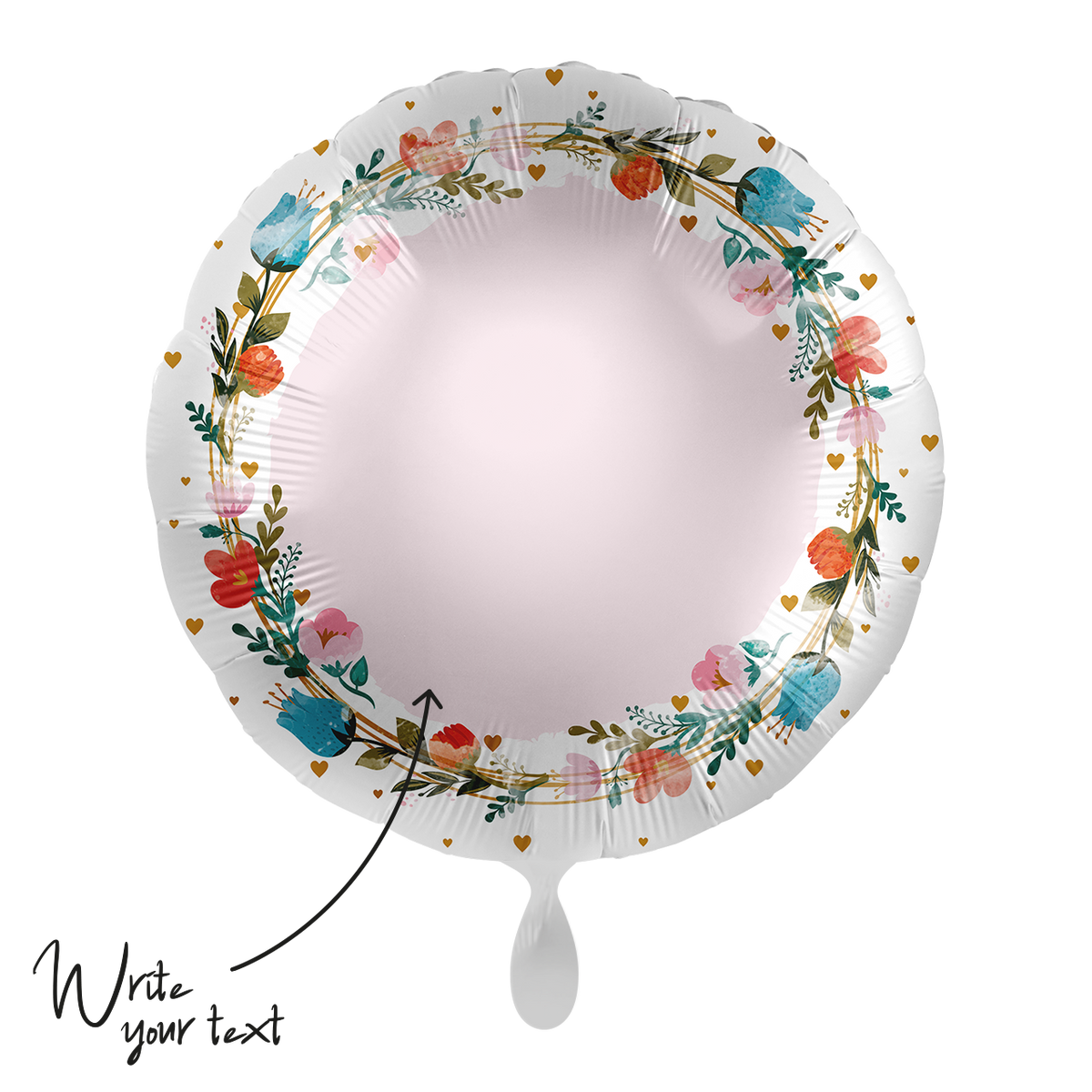 1 Ballon - Personnalisez-le - Floral