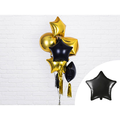 1 Ballon - Étoile - Noir
