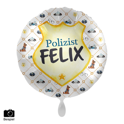 1 Ballon - Personalisez-le - Académie de Police