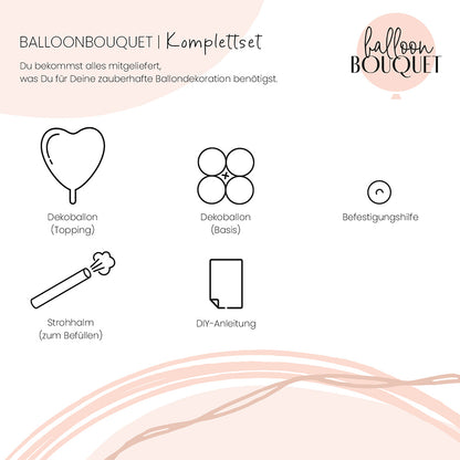 1 Ballonboeket - Kleine wolk - NED