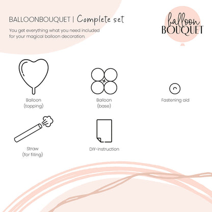 1 Ballonboeket - Lieve Jij - NL