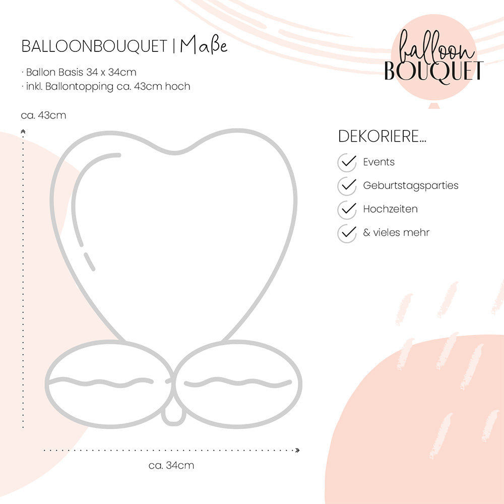 1 Ballonnenboeket - Kleine Wolk - NL