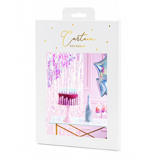 1 rideau à paillettes - 2,5 m - Iridescent