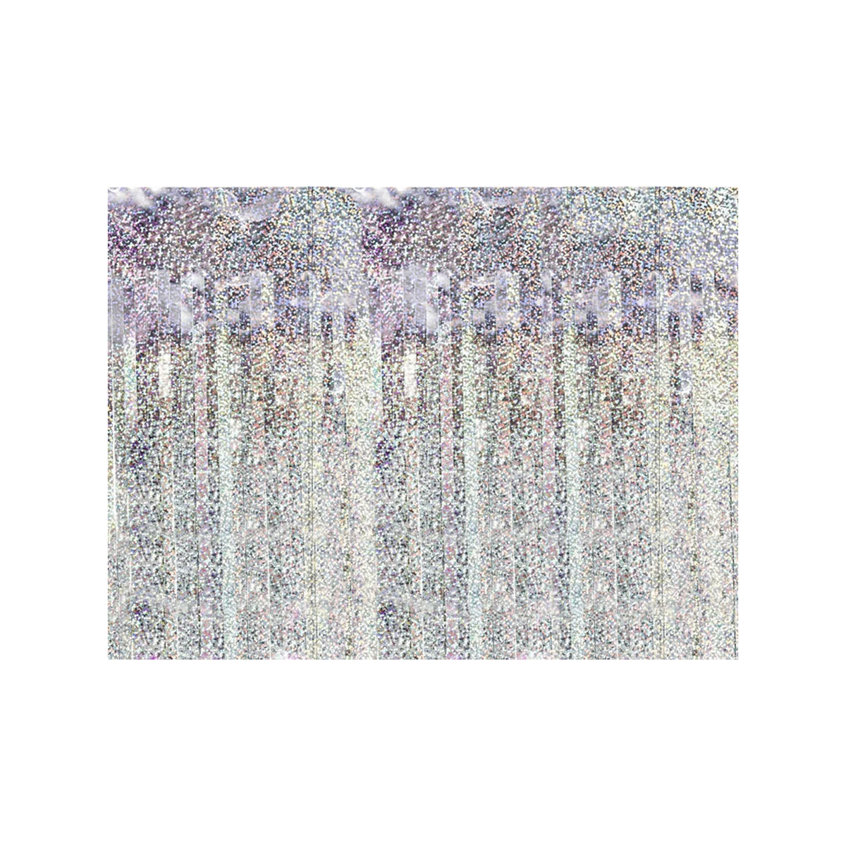 1 Feestgordijn - Holografisch 100x200cm